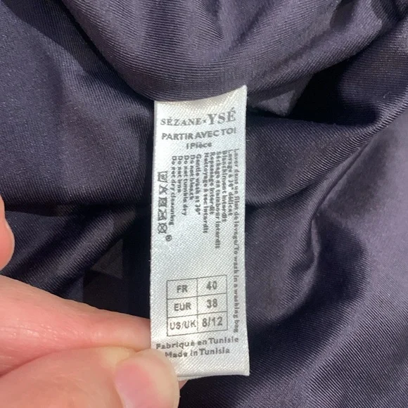 Sezane Light Blue Floral One Piece Swimsuit - Picture 6 of 6